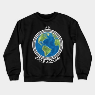 Cycle Around Your World Crewneck Sweatshirt